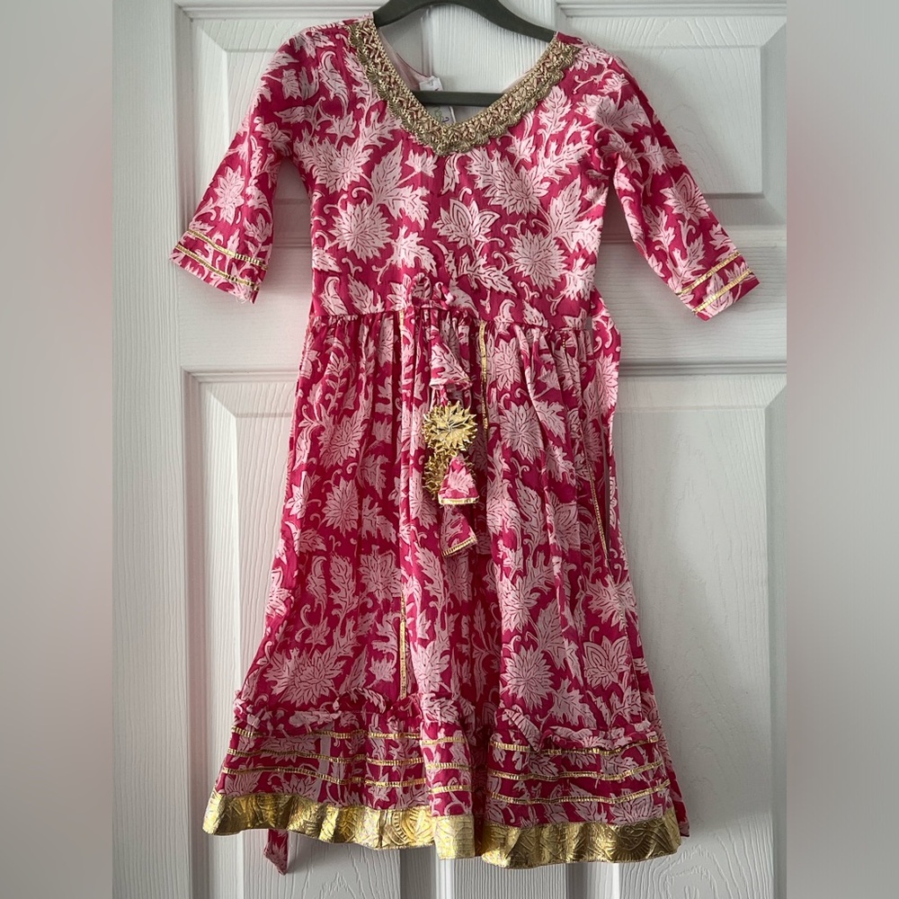 Pink dress (Gota) size 1-2 years NWT